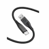 CABLU DE DATE SWISSTEN SILICON MOALE USB / USB-C 0.4 M NEGRU 