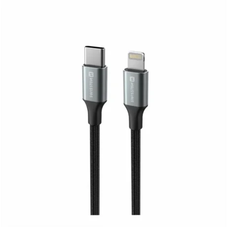 CABLU DE DATE SWISSTEN TEXTILE II USB-C / LIGHTNING 1.5 M NEGRU