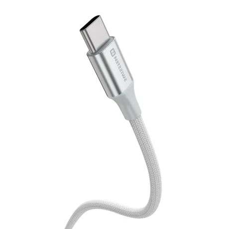 CABLU DE DATE SWISSTEN TEXTILE II USB-C / USB-C 1.5 M ALB