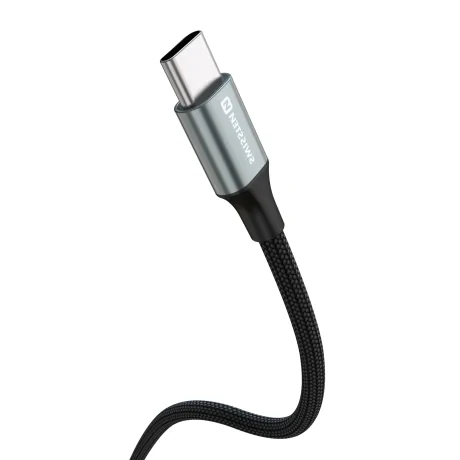 CABLU DE DATE SWISSTEN TEXTILE II USB-C / USB-C 1.5 M NEGRU