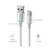 CABLU DE DATE SWISSTEN TEXTILE II USB / USB-C 1.5 M ALB