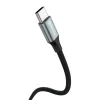 CABLU DE DATE SWISSTEN TEXTILE II USB / USB-C 1.5 M NEGRU