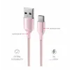 CABLU DE DATE SWISSTEN TEXTILE II USB / USB-C 1.5 M ROZ
