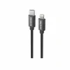 CABLU DE DATE SWISSTEN TEXTILE USB-C / LIGHTNING 1.2 M NEGRU