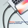 CABLU DE DATE SWISSTEN TEXTILE USB-C / LIGHTNING 2.0 M NEGRU