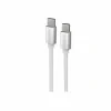 CABLU DE DATE SWISSTEN TEXTILE USB-C / USB-C 1.2 M ARGINTIU