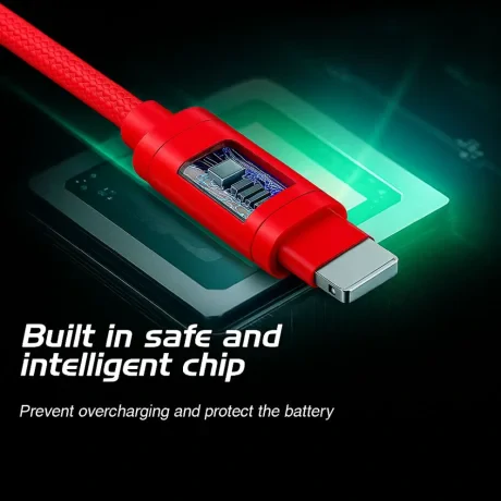 CABLU DE DATE SWISSTEN TEXTILE USB / LIGHTNING 1.2 M ROȘU