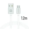 CABLU DE DATE SWISSTEN TEXTILE USB / MICRO USB 1.2 M ARGINTIU