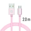 CABLU DE DATE SWISSTEN TEXTILE USB / MICRO USB 2.0 M ROZ/AURIU