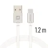 CABLU DE DATE SWISSTEN TEXTILE USB / USB-C 1.2 M ARGINTIU