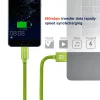 CABLU DE DATE SWISSTEN TEXTILE USB / USB-C 1.2 M VERDE