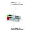 CABLU DE DATE SWISSTEN TEXTILE USB / USB-C 2.0 M ROȘU