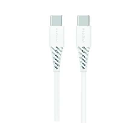CABLU DE DATE SWISSTEN TPE USB-C/USB-C ALIMENTARE 5A (100W) 1.5 M ALB