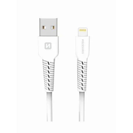 CABLU DE DATE SWISSTEN USB / LIGHTNING 1.0 M ALB