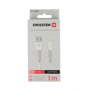 CABLU DE DATE SWISSTEN USB / LIGHTNING 1.0 M ALB