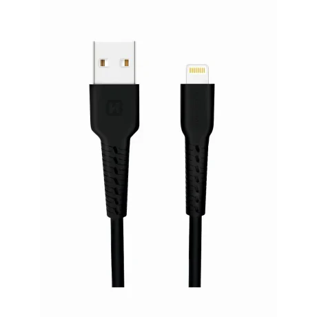 CABLU DE DATE SWISSTEN USB / LIGHTNING 1.0 M NEGRU