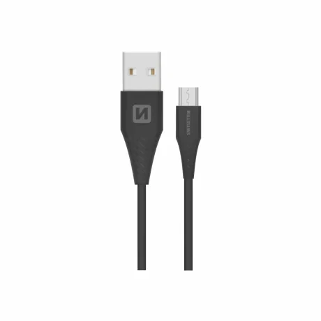 CABLU DE DATE SWISSTEN USB / MICRO USB 1.5 M NEGRU (9mm)