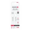 CABLU DE DATE SWISSTEN USB / USB-C 1.0 M ALB