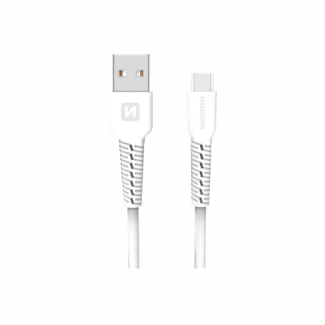 CABLU DE DATE SWISSTEN USB / USB-C 1.2 M ALB (SWISSTEN CDU BOX)
