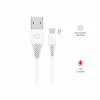 CABLU DE DATE SWISSTEN USB / USB-C ALB 1.5 M (9mm)