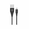 CABLU DE DATE SWISSTEN USB / USB-C NEGRU 1.5M (7mm)