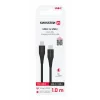 CABLU DE ÎNCĂRCARE SWISSTEN USB-C / USB-C 1.0 M NEGRU 