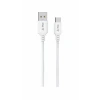 Cablu iPEAX TPU USB-A / USB-C 1.5M, USB 2.0 ALB