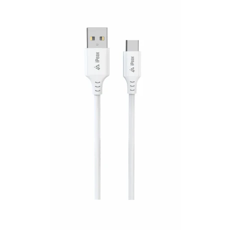 Cablu iPEAX TPU USB-A / USB-C 1.5M, USB 2.0 ALB