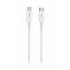 Cablu iPEAX TPU USB-C / LIGHTNING 1M, USB 2.0 ALB