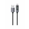Cablu LCD SWISSTEN USB-A / USB-C 1 M