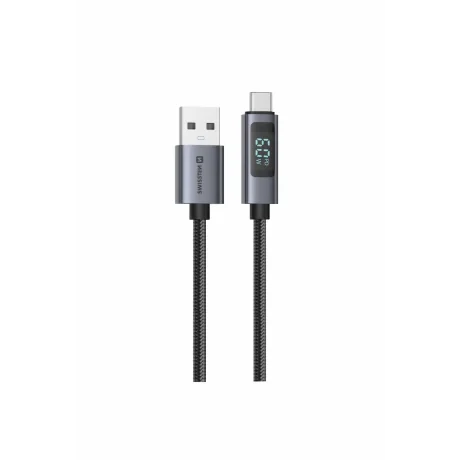 Cablu LCD SWISSTEN USB-A / USB-C 1.5 M