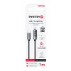 Cablu LCD SWISSTEN USB-C / LIGHTNING 1 M
