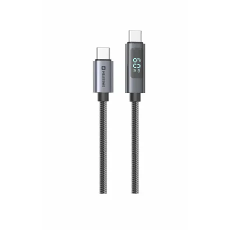 Cablu LCD SWISSTEN USB-C / USB-C 1 M