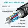 Cablu SWISSTEN HDMI la HDMI 4K 60Hz 3.0 m nailon