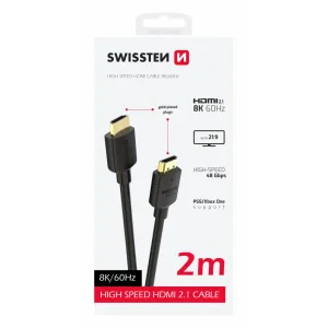 Cablu SWISSTEN HDMI la HDMI 8K 60Hz 2.0 m PVC