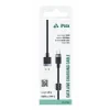 Cablu textil iPEAX USB-A / USB-C 1.5M, USB 2.0 Negru