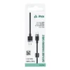 Cablu textil iPEAX USB-A / USB-C 1M, USB 2.0 Negru