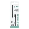 Cablu textil iPEAX USB-C / USB-C 1.5M, USB 2.0 Negru