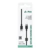 Cablu textil iPEAX USB-C / USB-C 1.5M, USB 2.0 Negru