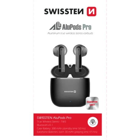 Căști Bluetooth TWS Swissten Alupods Pro