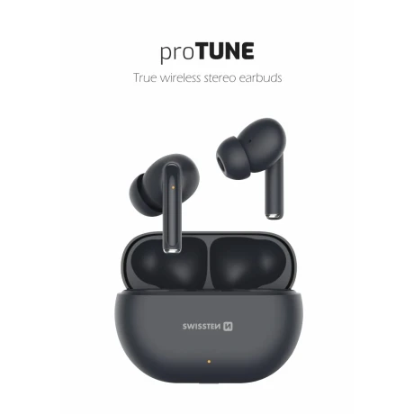 Căști Bluetooth TWS Swissten Pro Tune Negre