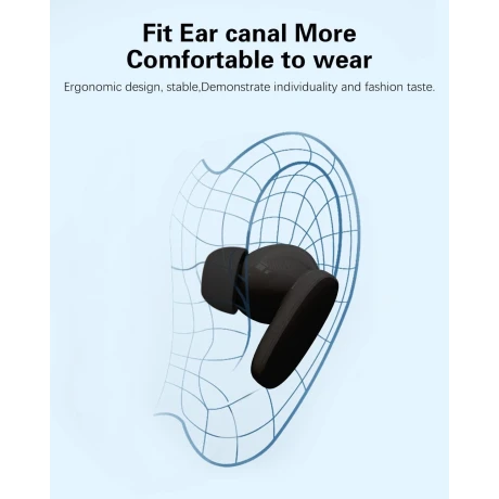 Căști Bluetooth TWS Swissten Sonic Black