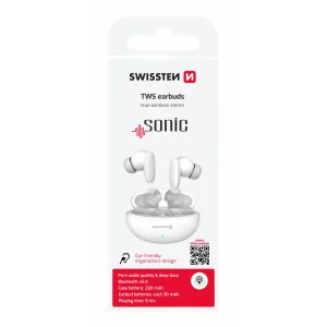 Căști Bluetooth TWS Swissten Sonic White