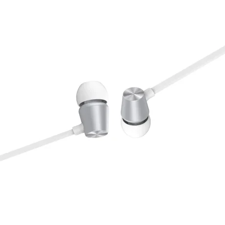 Căști intraauriculare Swissten DYNAMIC YS500 argintii/alb
