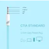 Căști intraauriculare SWISSTEN RAINBOW YS-D2 albe