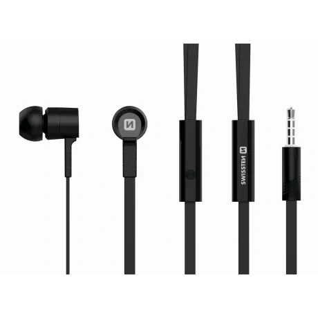 Căști intraauriculare SWISSTEN RAINBOW YS-D2 negre