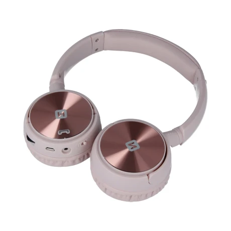 Căști stereo fără fir Swissten Trix roz