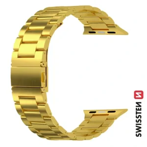 CUREALĂ METALICĂ SWISSTEN PENTRU APPLE WATCH 38 / 40 / 41 mm AUR