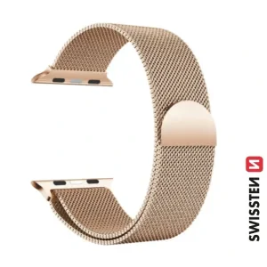 CUREALĂ SWISSTEN MESH PENTRU APPLE WATCH 42 / 44 / 45 / 49 mm AUR