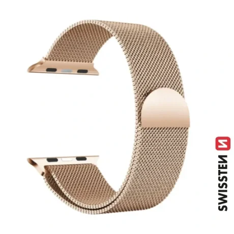 CUREALĂ SWISSTEN MESH PENTRU APPLE WATCH 42 / 44 / 45 / 49 mm AUR